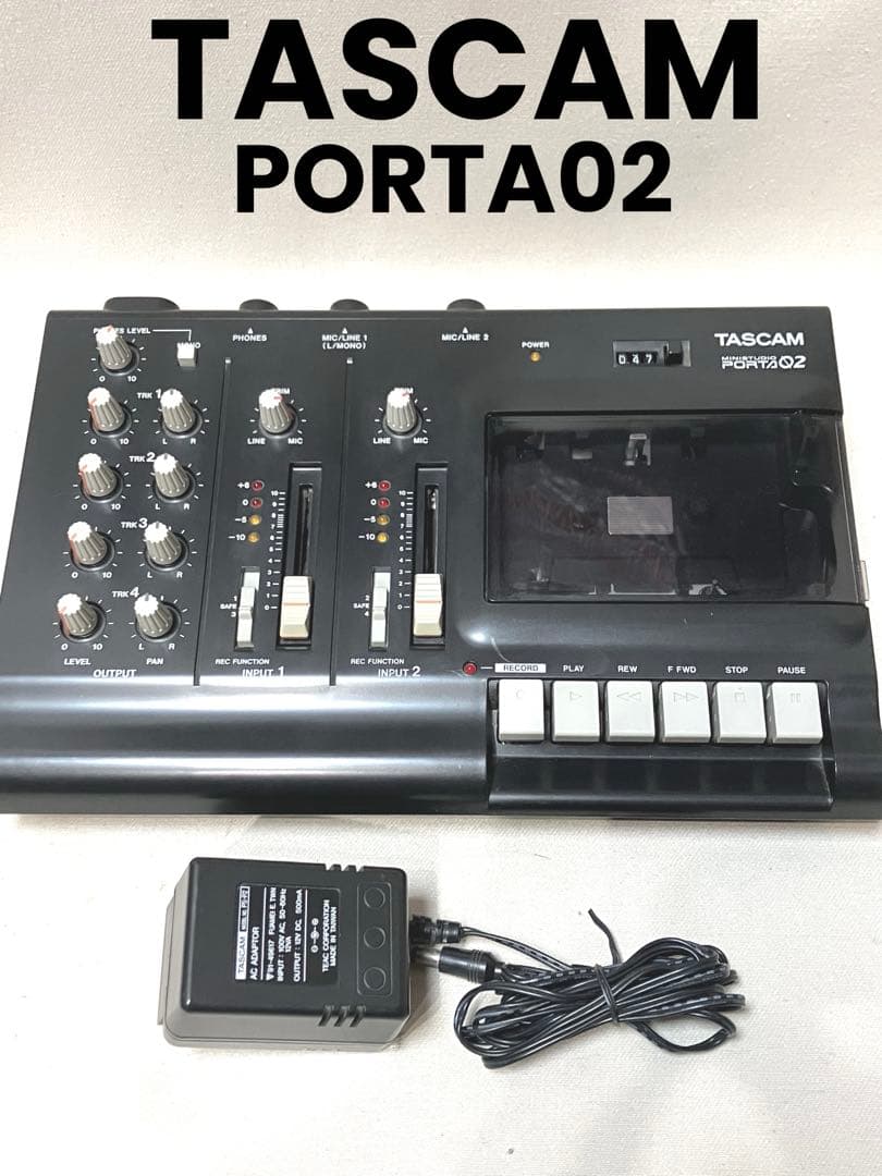 TASCAM PORTA02 タスカム　ミニスタジオ　マルチトラックレコーダー