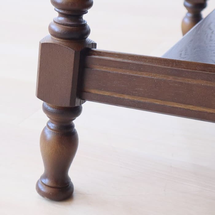 アンティーク 飛騨産業 サイドテーブル キツツキ 穂高 レトロ