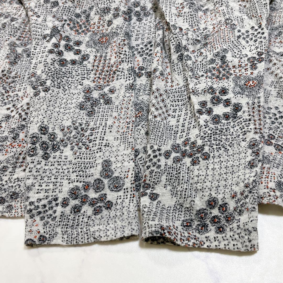 【本日限定価格】✨ヨーガンレール やわらかウールチュニック ボタニカル柄