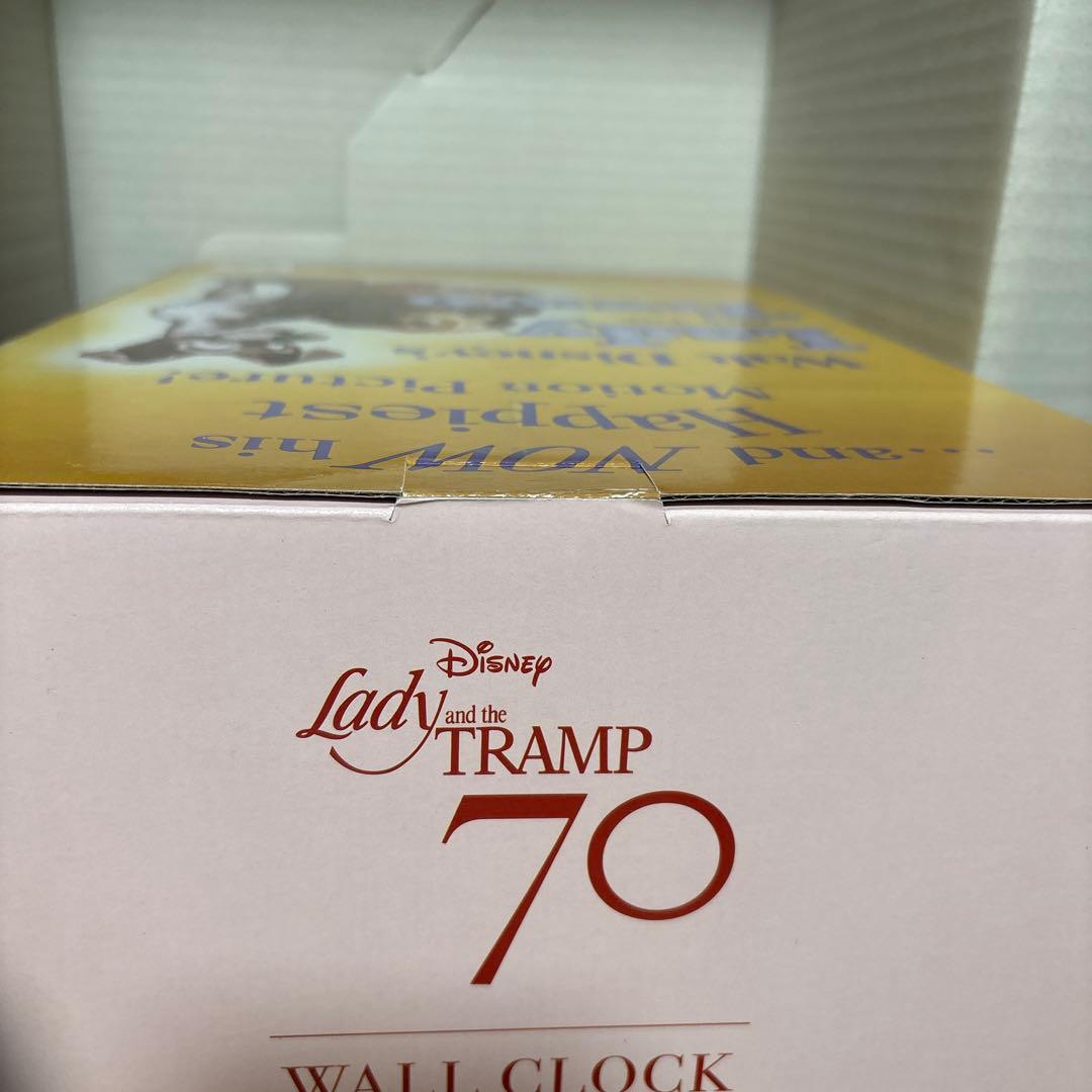 ☆新品未開封品☆ 廃盤品 わんわん物語 壁時計 ライトアップ 70周年 時計