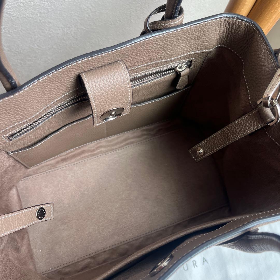 ボナベンチュラバッグ　ミアトート27 エトープ美品