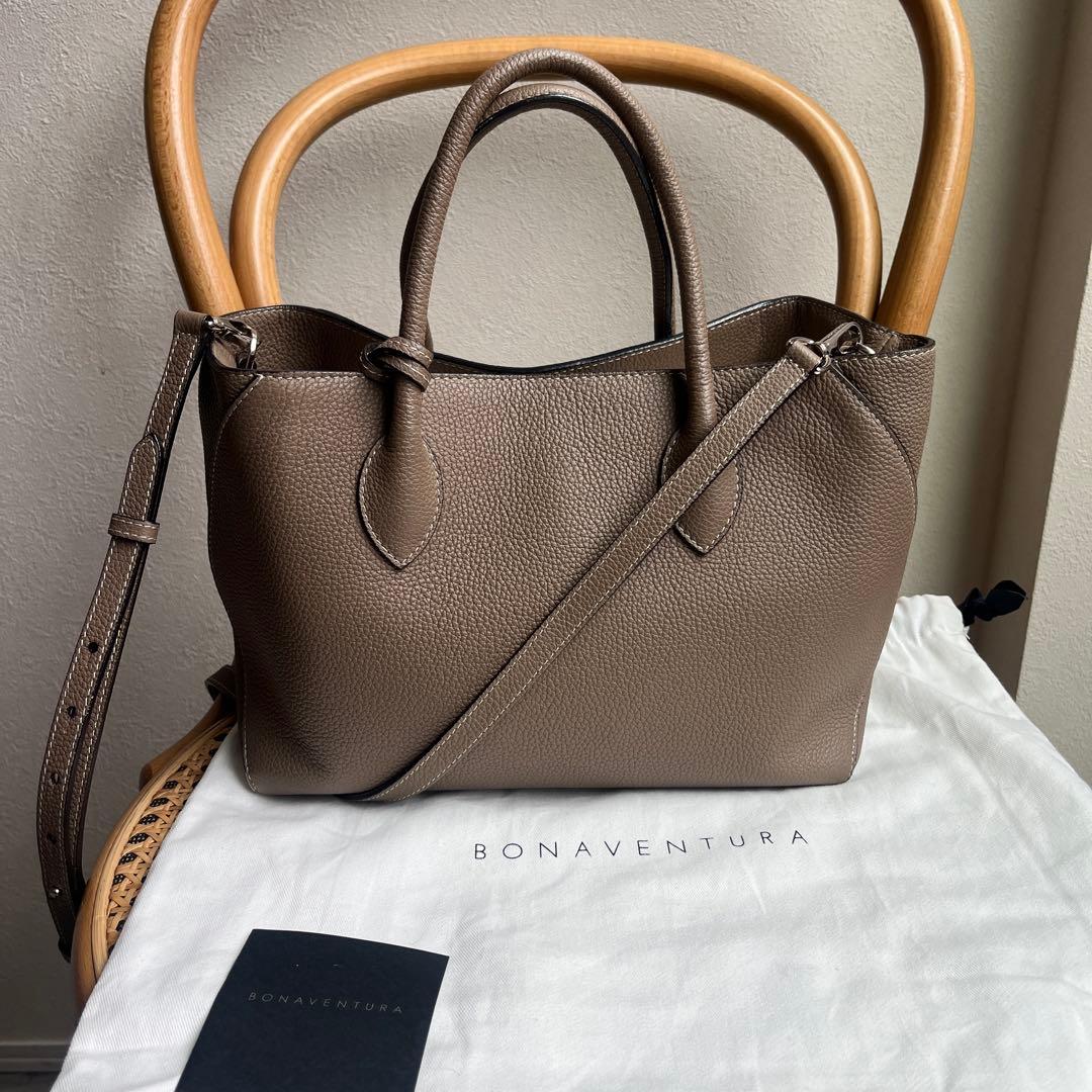 ボナベンチュラバッグ　ミアトート27 エトープ美品