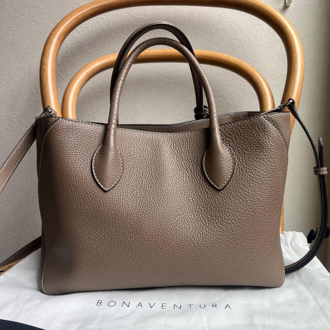 ボナベンチュラバッグ　ミアトート27 エトープ美品