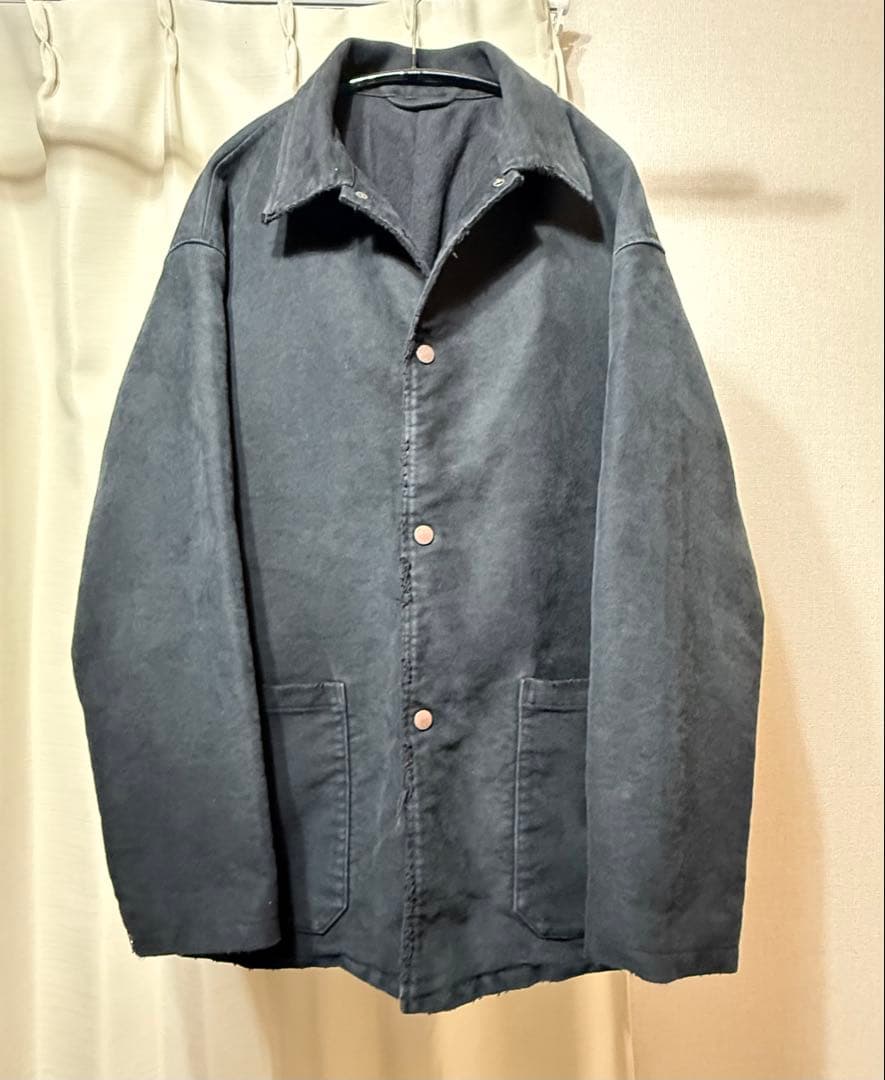 comoli モールスキンジャケット　サイズ1 フェードブラック