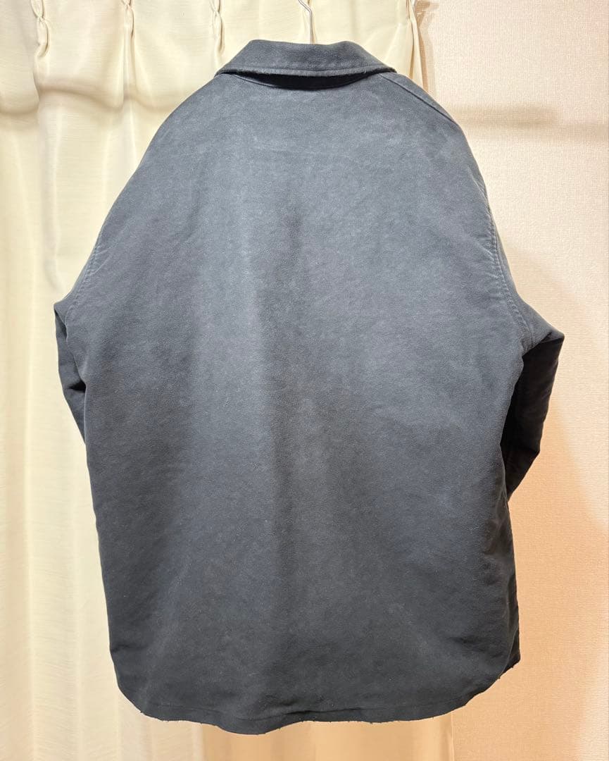 comoli モールスキンジャケット　サイズ1 フェードブラック