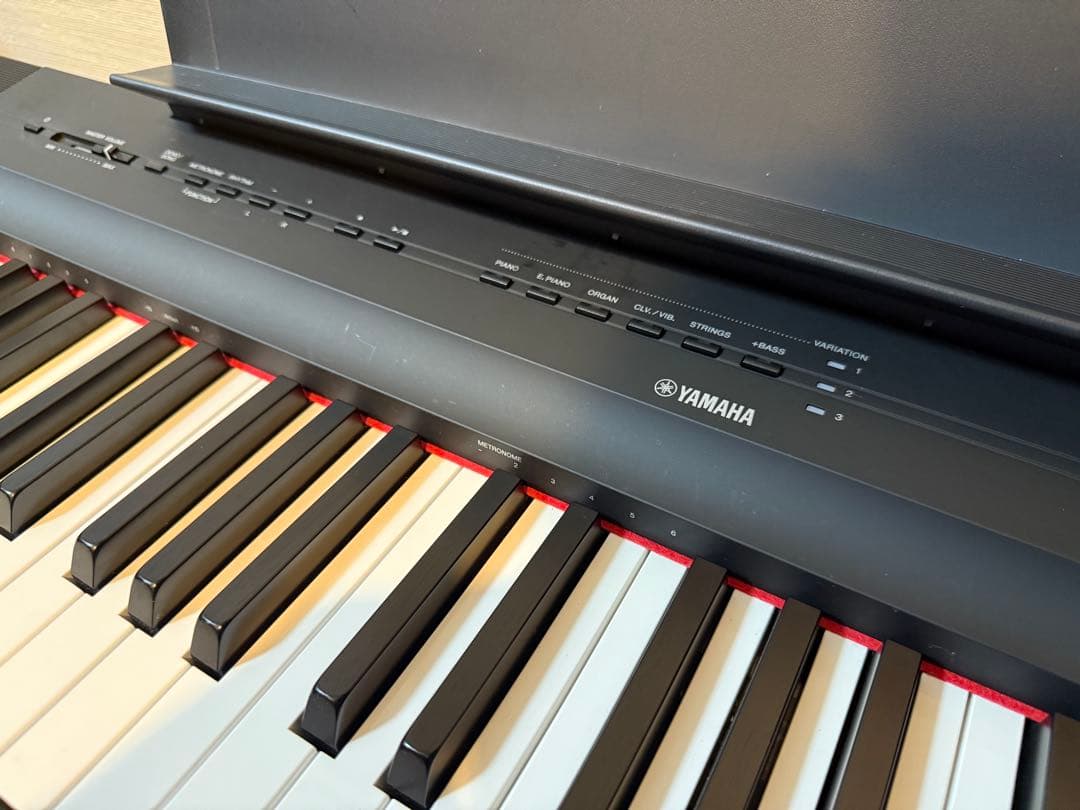 【たきこ】YAMAHA 電子ピアノ P-125B & キーボードスタンド