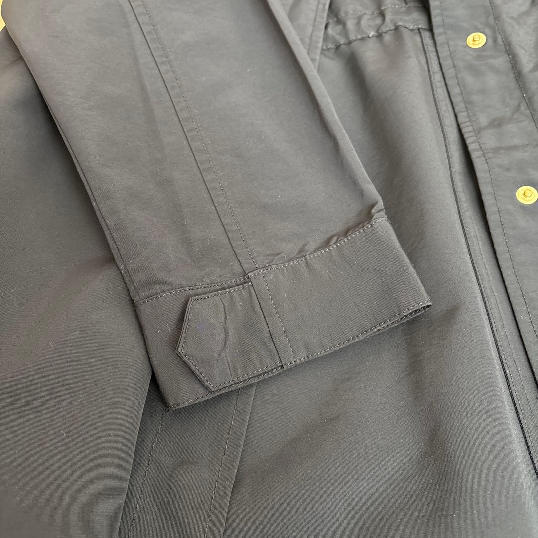 our 頼れるノーカラーコート　ブラック　旧モデル