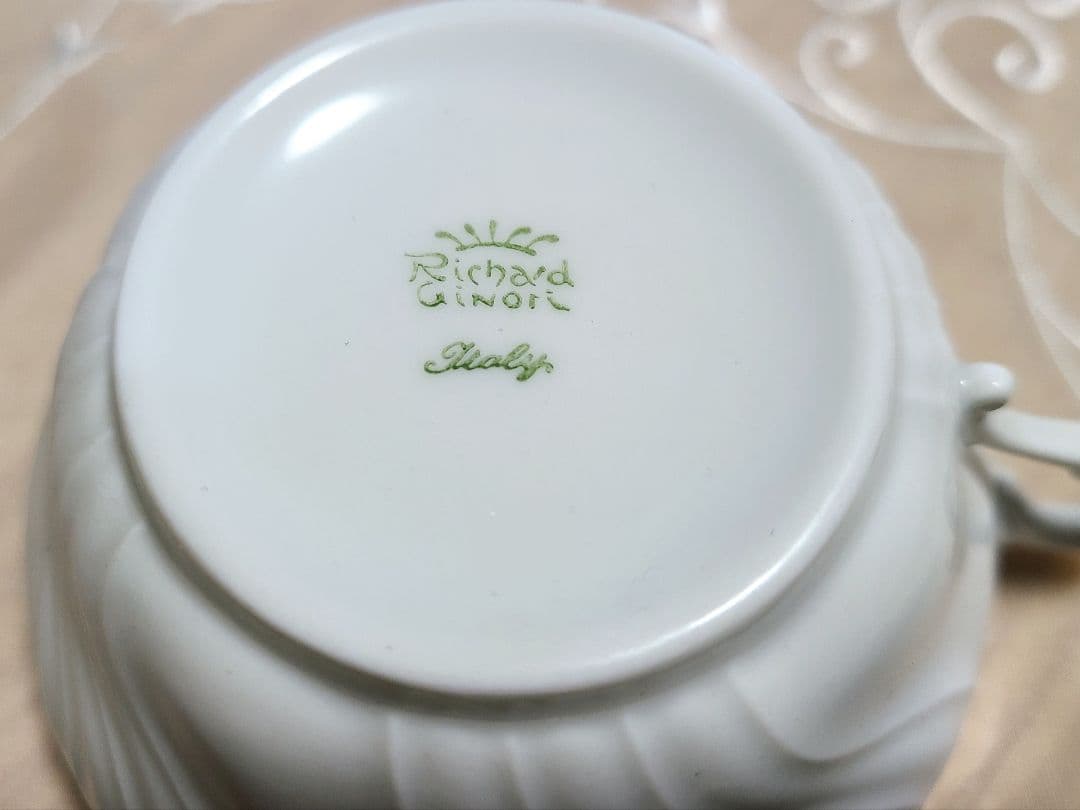 【未使用】リチャードジノリ　ベッキオホワイト　3客セット