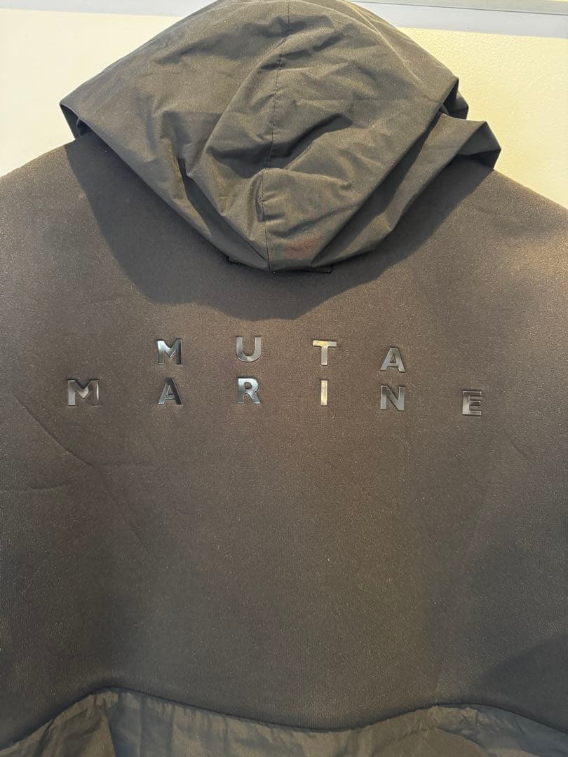 ムータマリンゴルフ ボンディング プリーツ切替ワンピース ブラック