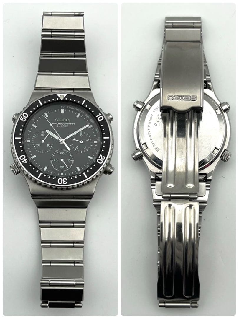 SEIKO スピードマスター 腕時計 メンズ クロノグラフ クォーツ 不動