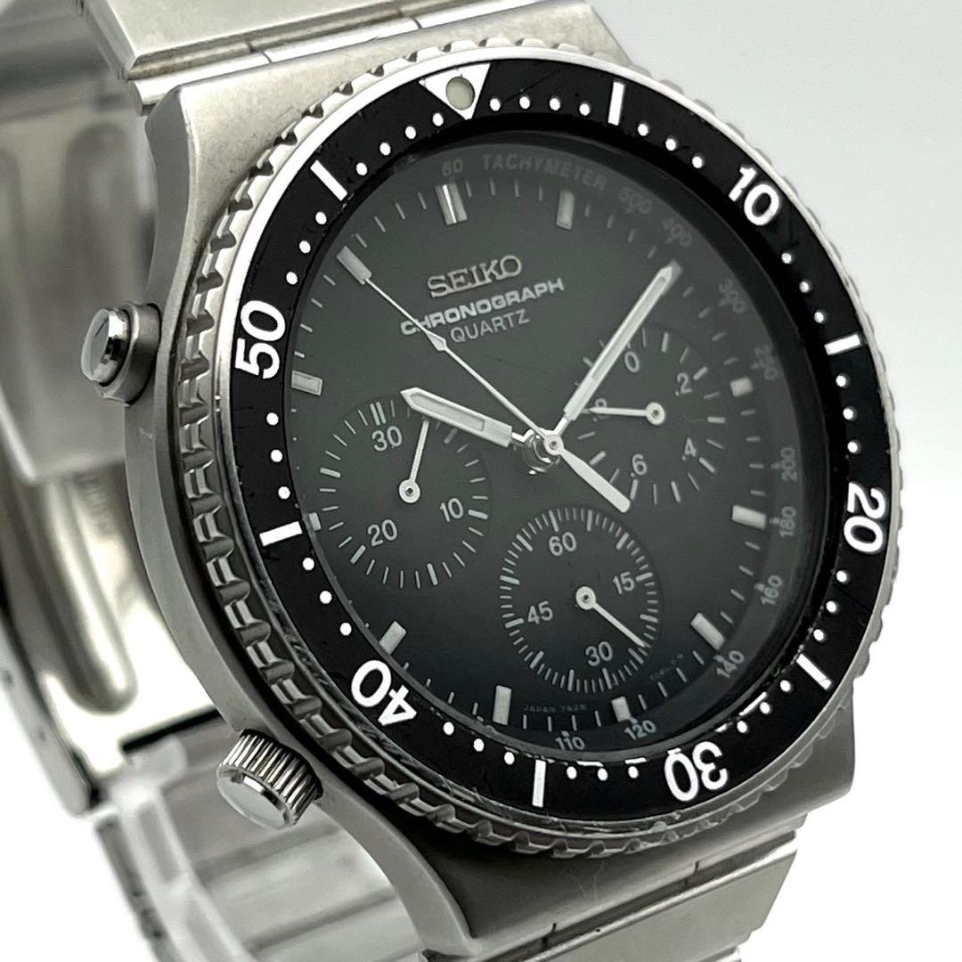 SEIKO スピードマスター 腕時計 メンズ クロノグラフ クォーツ 不動