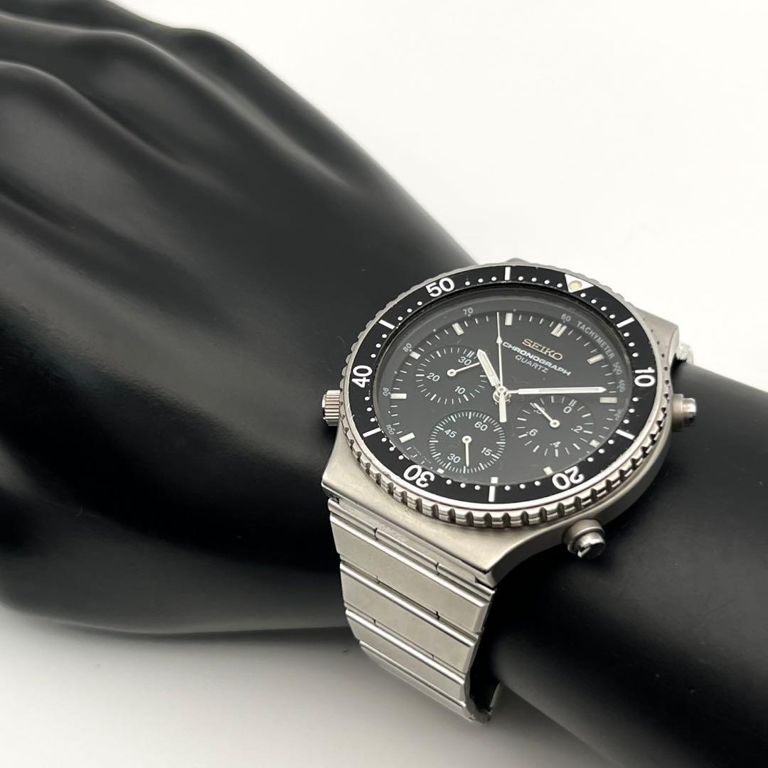 SEIKO スピードマスター 腕時計 メンズ クロノグラフ クォーツ 不動