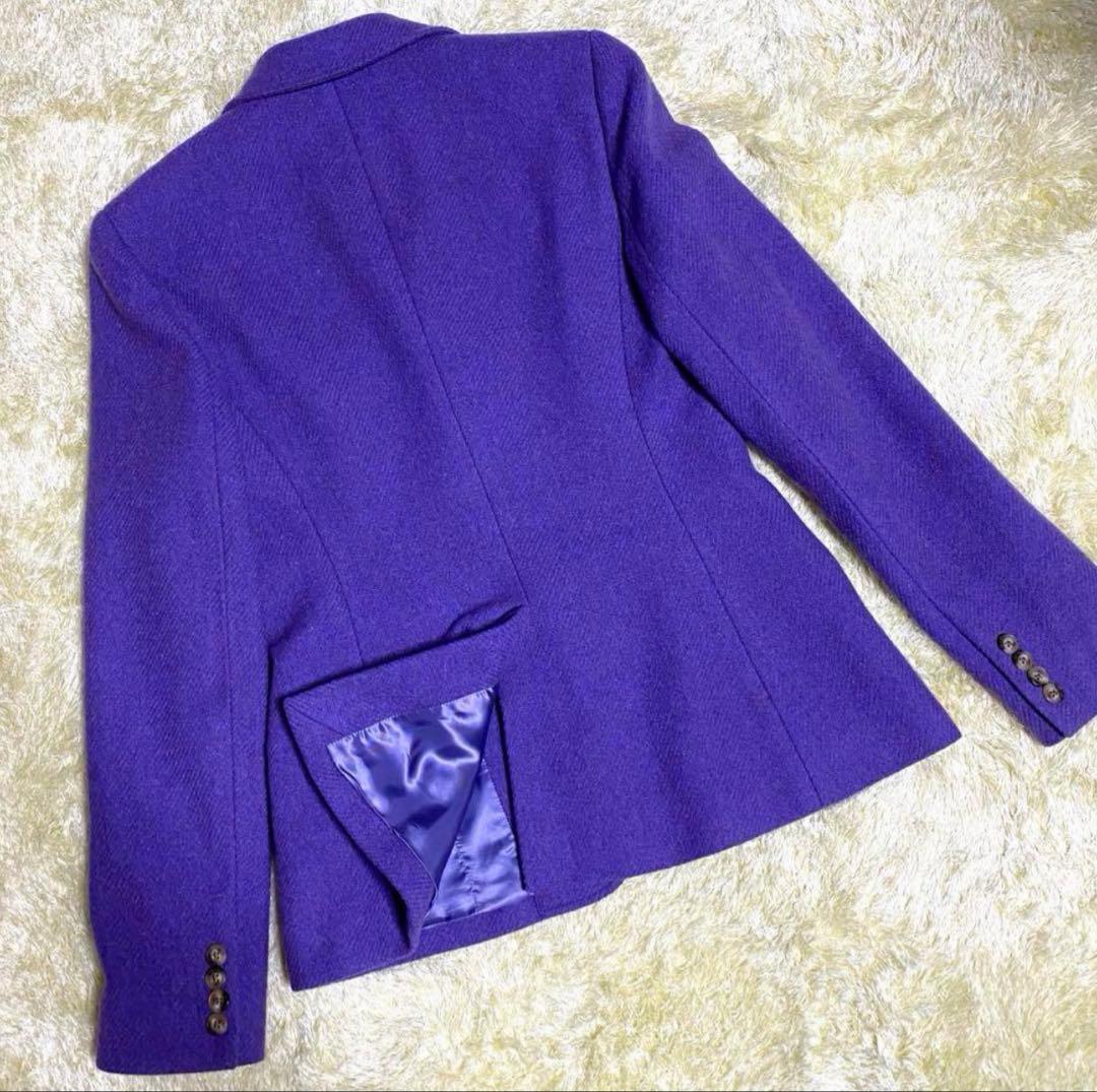 【新品タグ付】ポロラルフローレン　Mサイズ　ジャケット　シングル　紫　秋色　秋冬