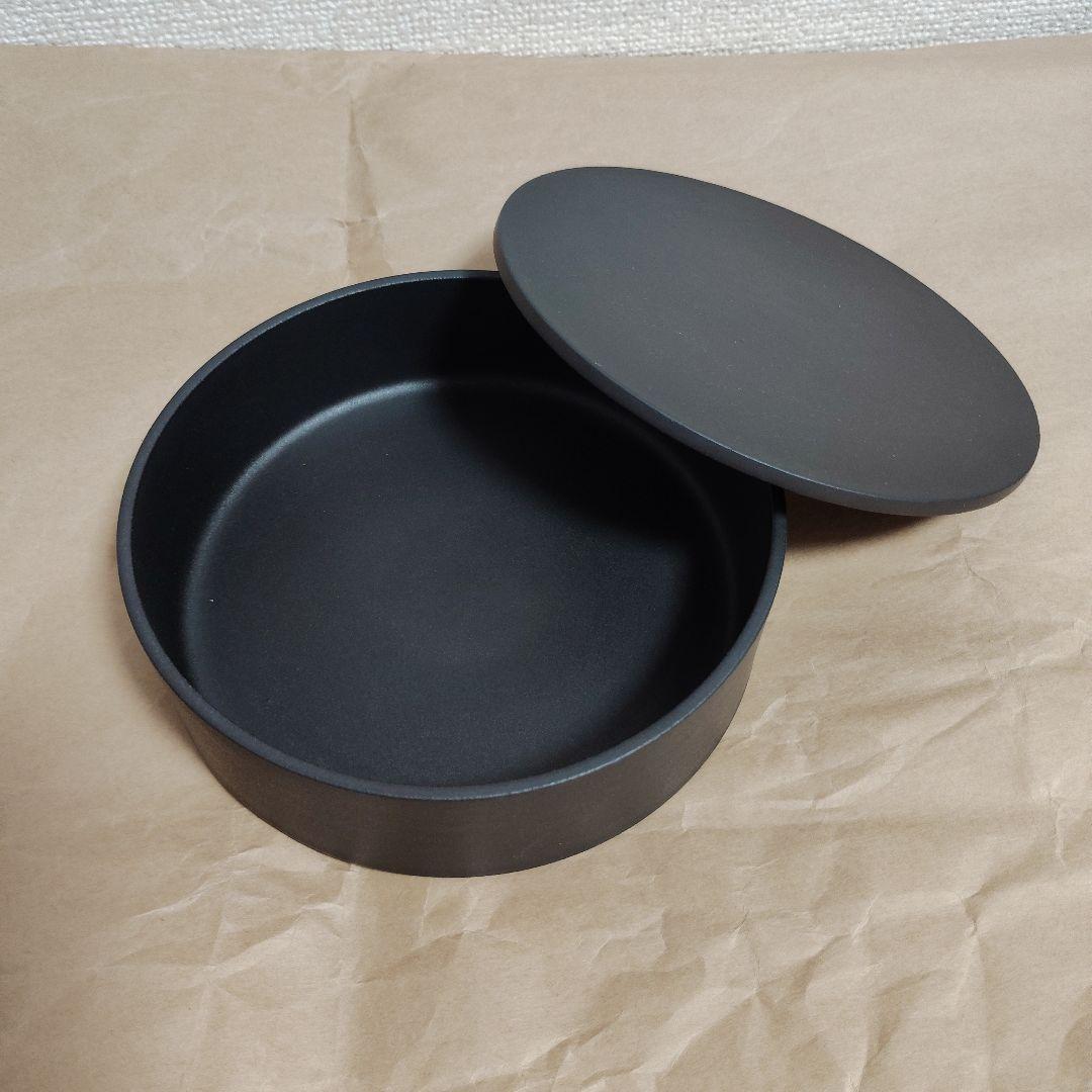新品未使用 スナオホーム 重箱 蓋付 黒 ドラ鉢 おひつ 松本圭嗣