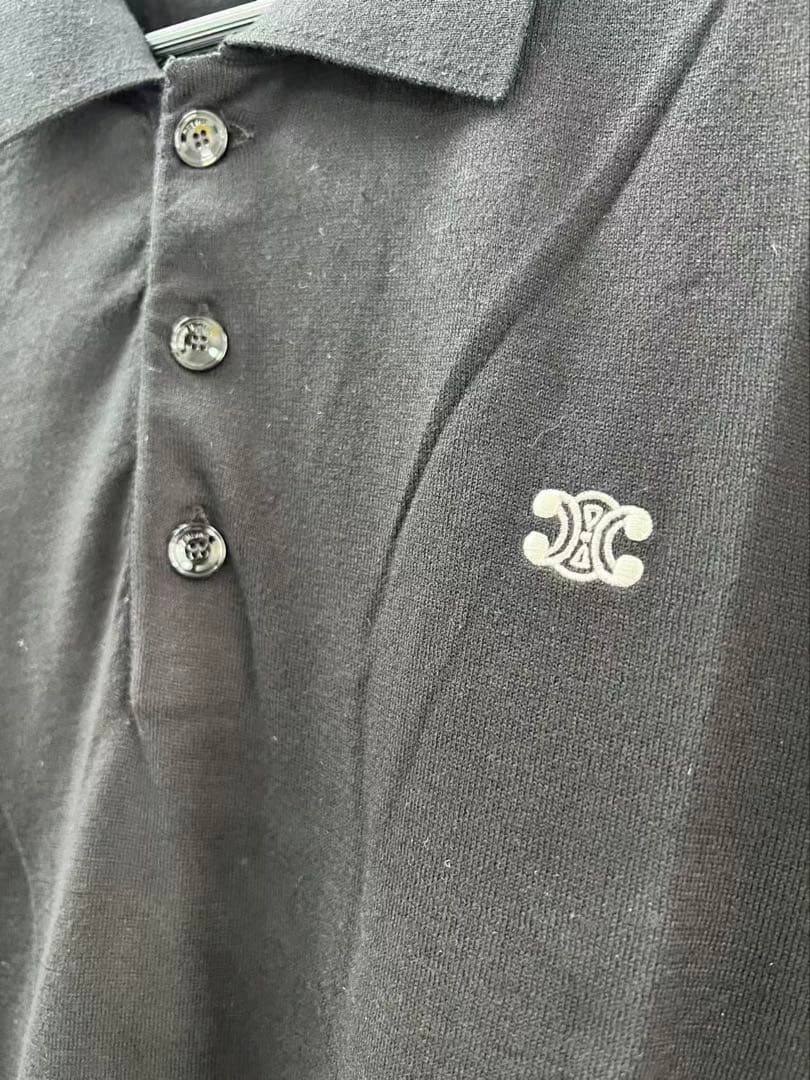 CELINE ブラック ポロシャツ　新品同様