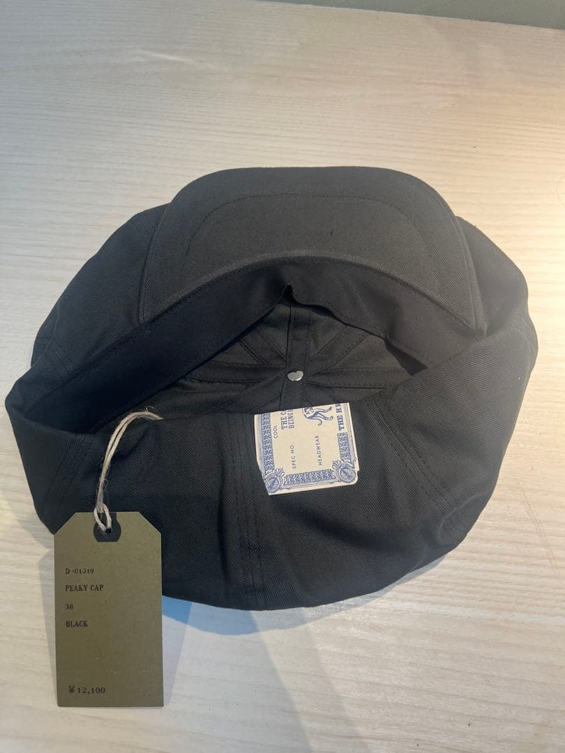 帽子 The H.W.DOG&CO PEAKY CA -Black 38(59cm)