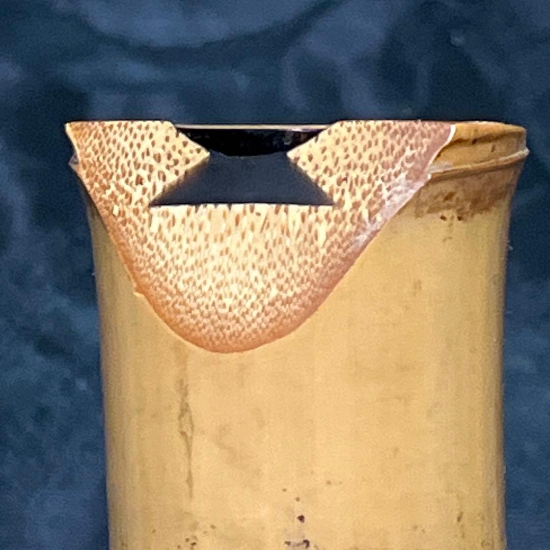 尺八 琴古流 在銘 3印 中継ぎ緩み無し 籐巻銀三線 状態良好品 音出し確認済み