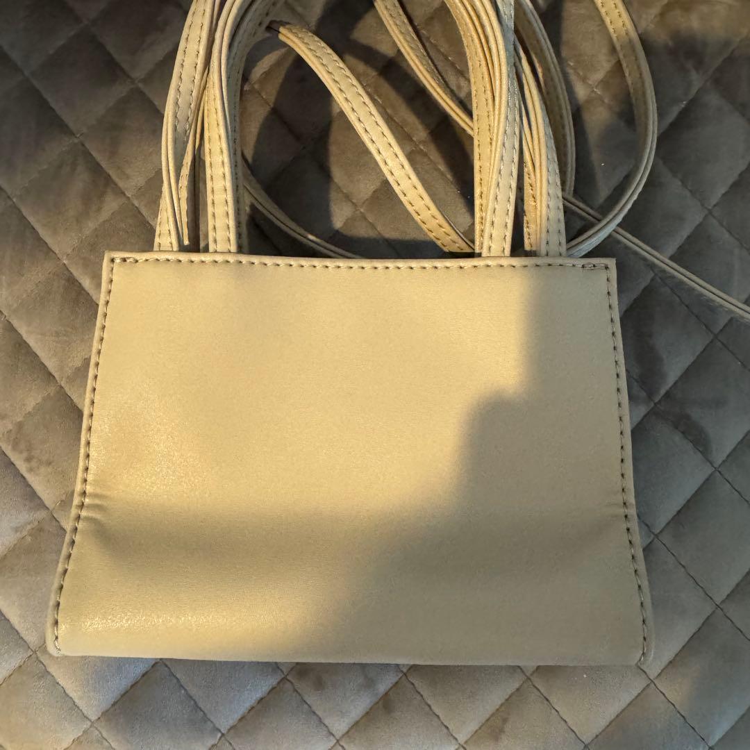 Telfar バッグ　S クリーム色