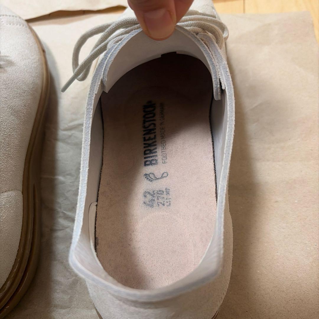 ケ*ゴ様 ビルケンシュトック　メンズ　ベンドロー　27 オフホワイト　スムースレ