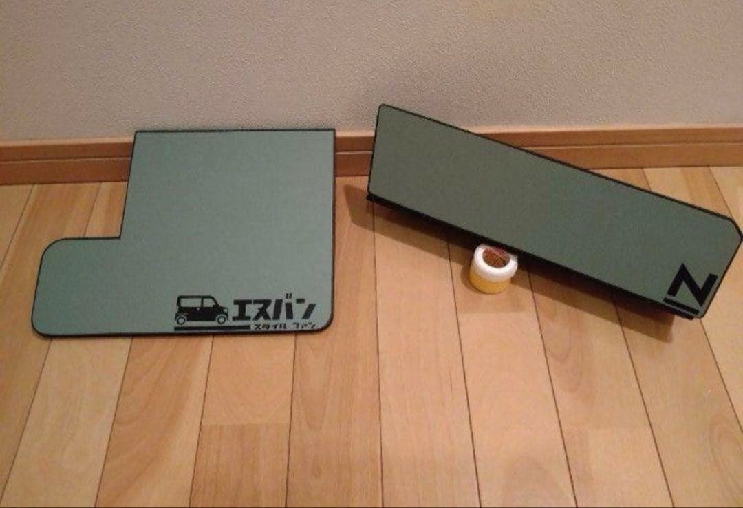 N-VAN専用　ハンドメイドテーブル改！スーパーショート＆インパネトレイセット！