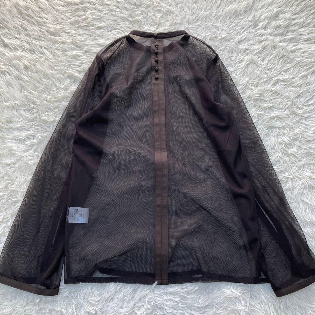 極美品✨kana ジャガード チュール セットドレス ブラウン ドレス S