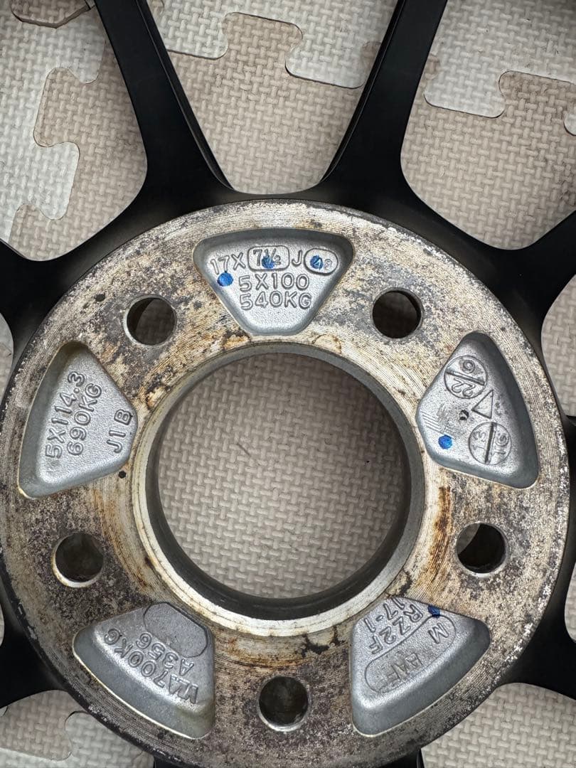 t*s様 【2本】ADVAN Racing RZⅡ17インチ7.5j+48 5-