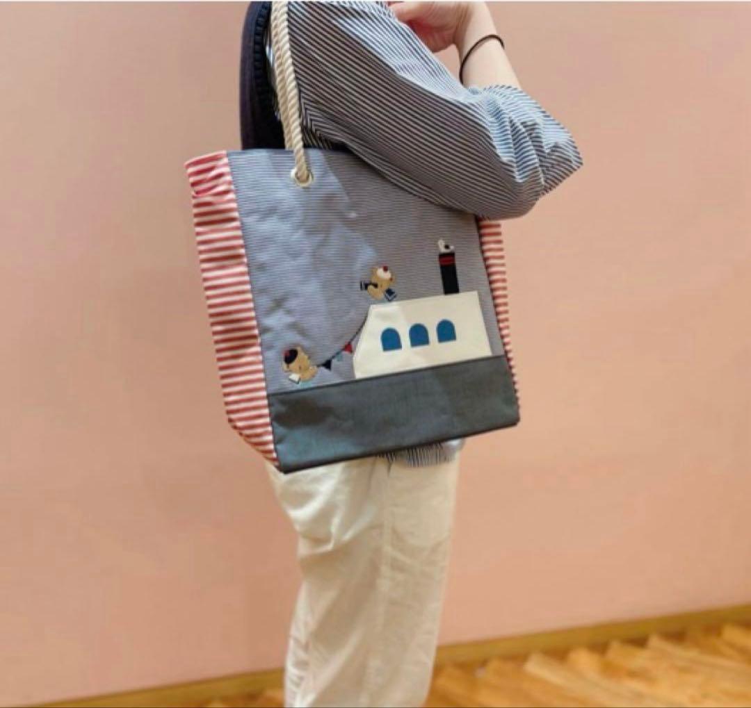 ファミリア　familiar トートバッグ　マリンバッグ　新品未使用　タグ付き