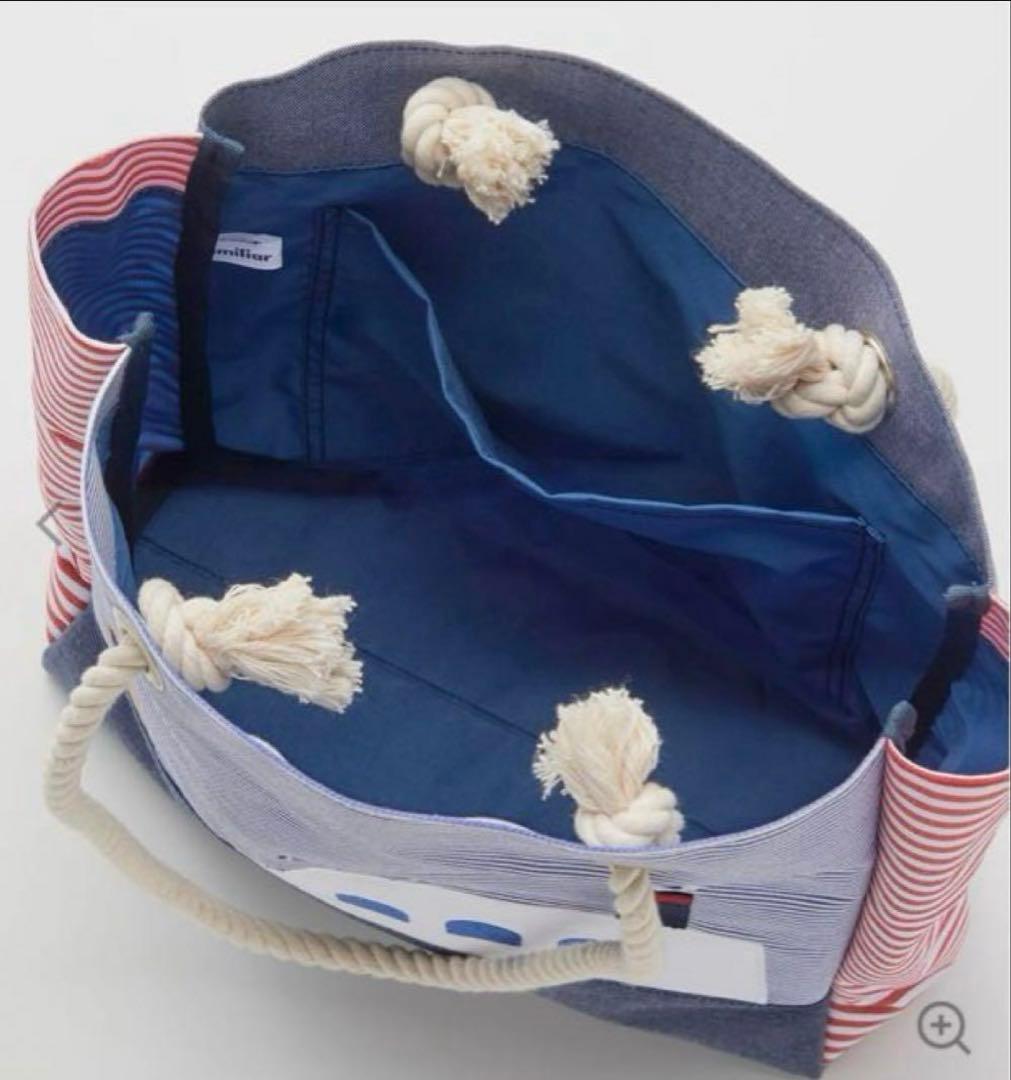 ファミリア　familiar トートバッグ　マリンバッグ　新品未使用　タグ付き