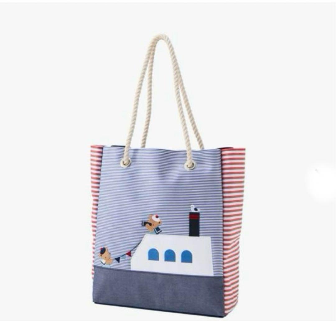 ファミリア　familiar トートバッグ　マリンバッグ　新品未使用　タグ付き