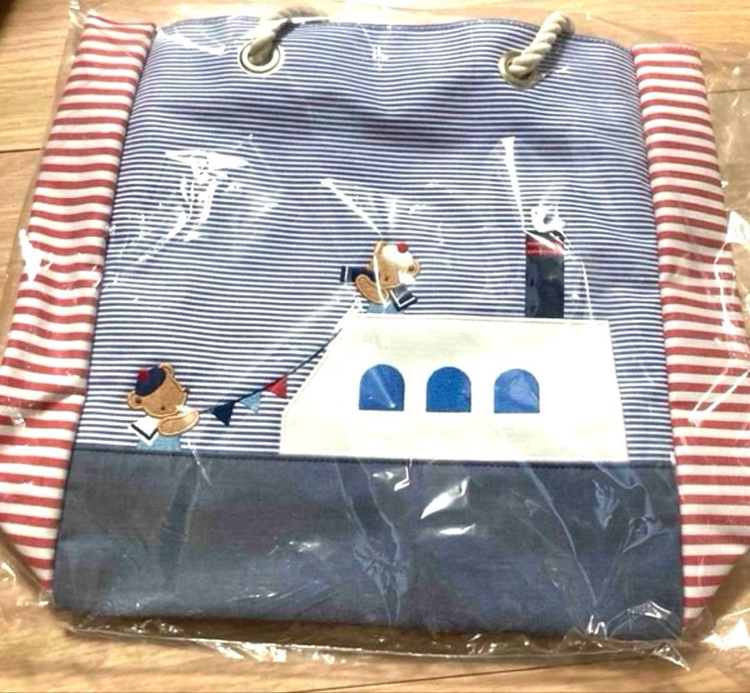 ファミリア　familiar トートバッグ　マリンバッグ　新品未使用　タグ付き