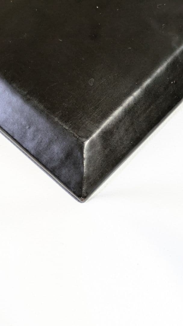 源右衛門窯　緑彩葡萄絵角皿