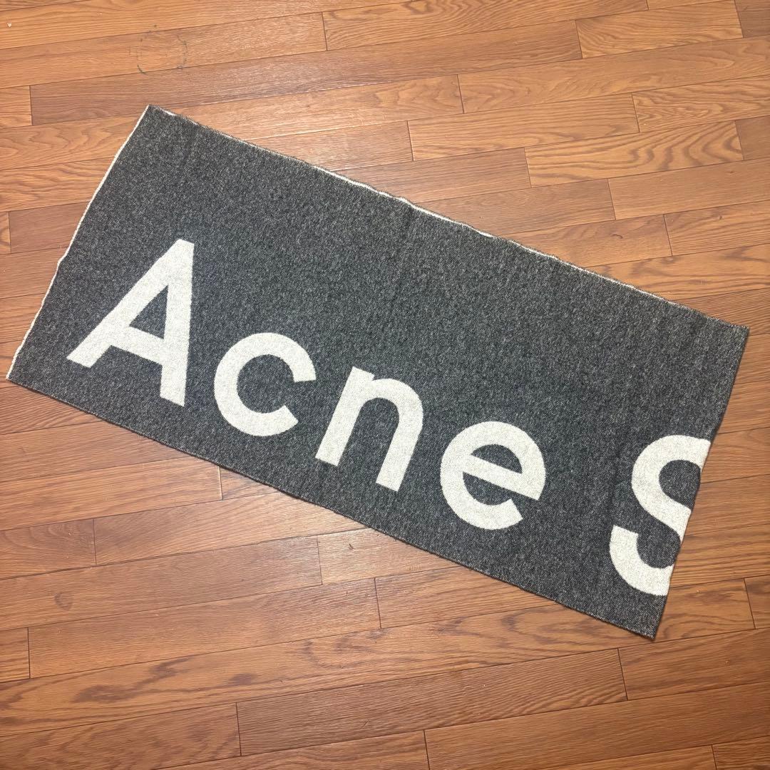 Acne Studios アクネストゥディオズ マフラー ストール ロゴ