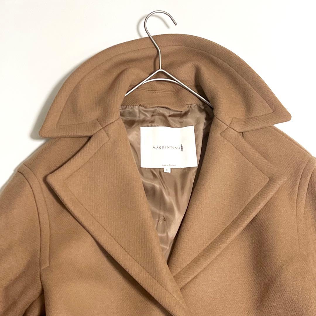 高級✨MACKINTOSH ウールチェスターコート 比翼 キャメル