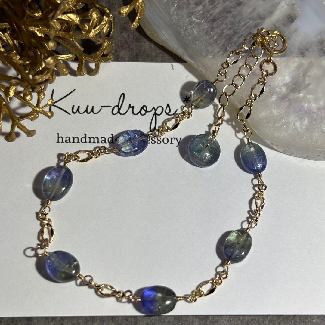 【Kayaです】14kgfバイカラータンザナイトブレスレット他・計3点