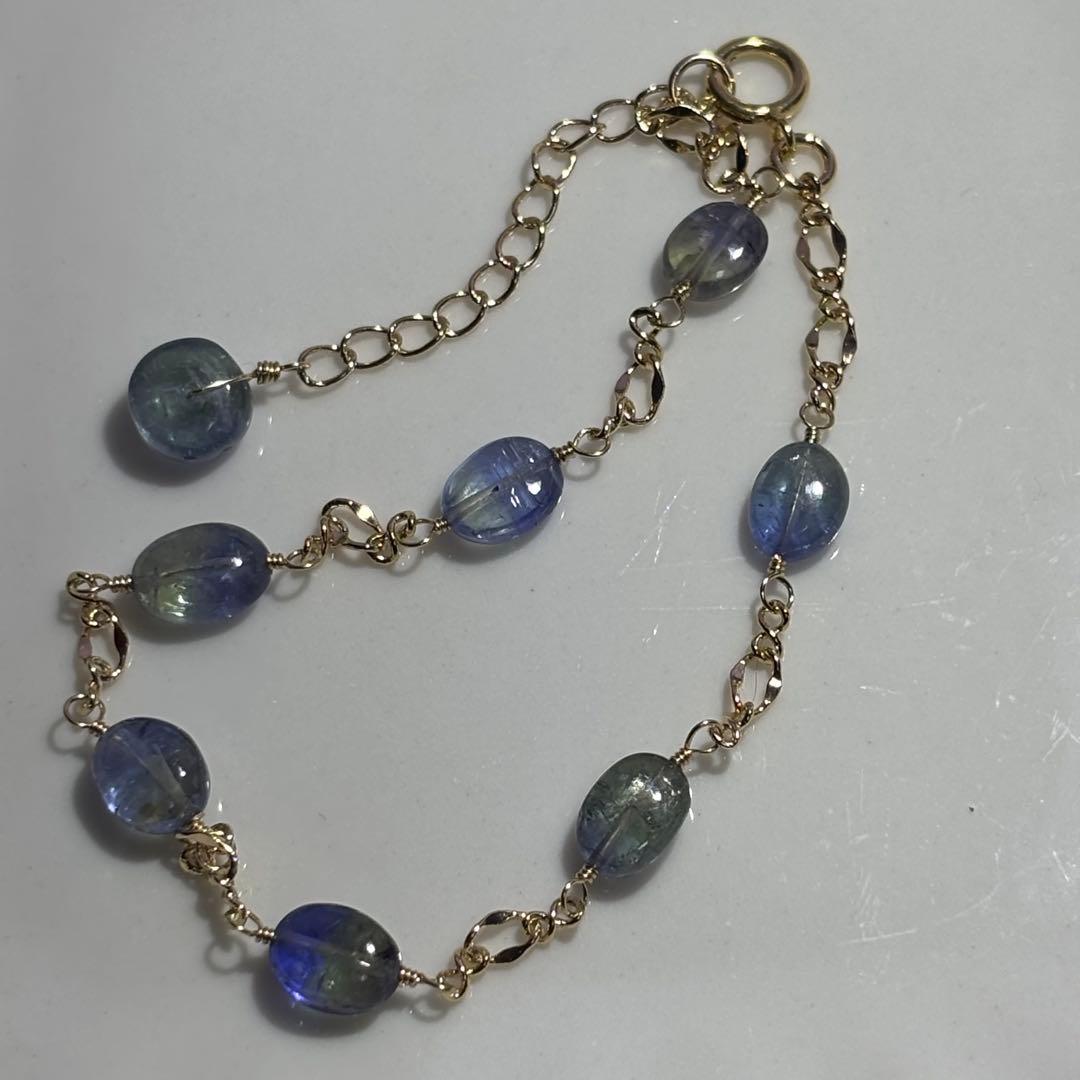 【Kayaです】14kgfバイカラータンザナイトブレスレット他・計3点