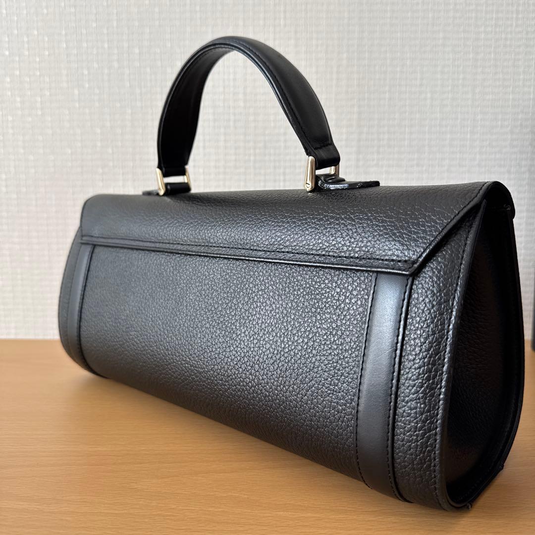 未使用品★Burberrys ブラック ドラムバッグ 箱付き