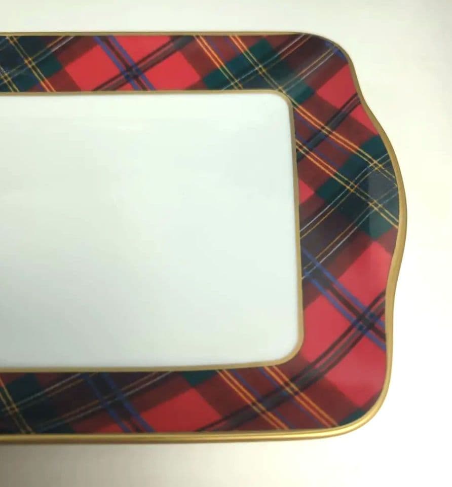 Ralph Lauren アッシュボーンタータン　サンドトレイ 長方形　プレート