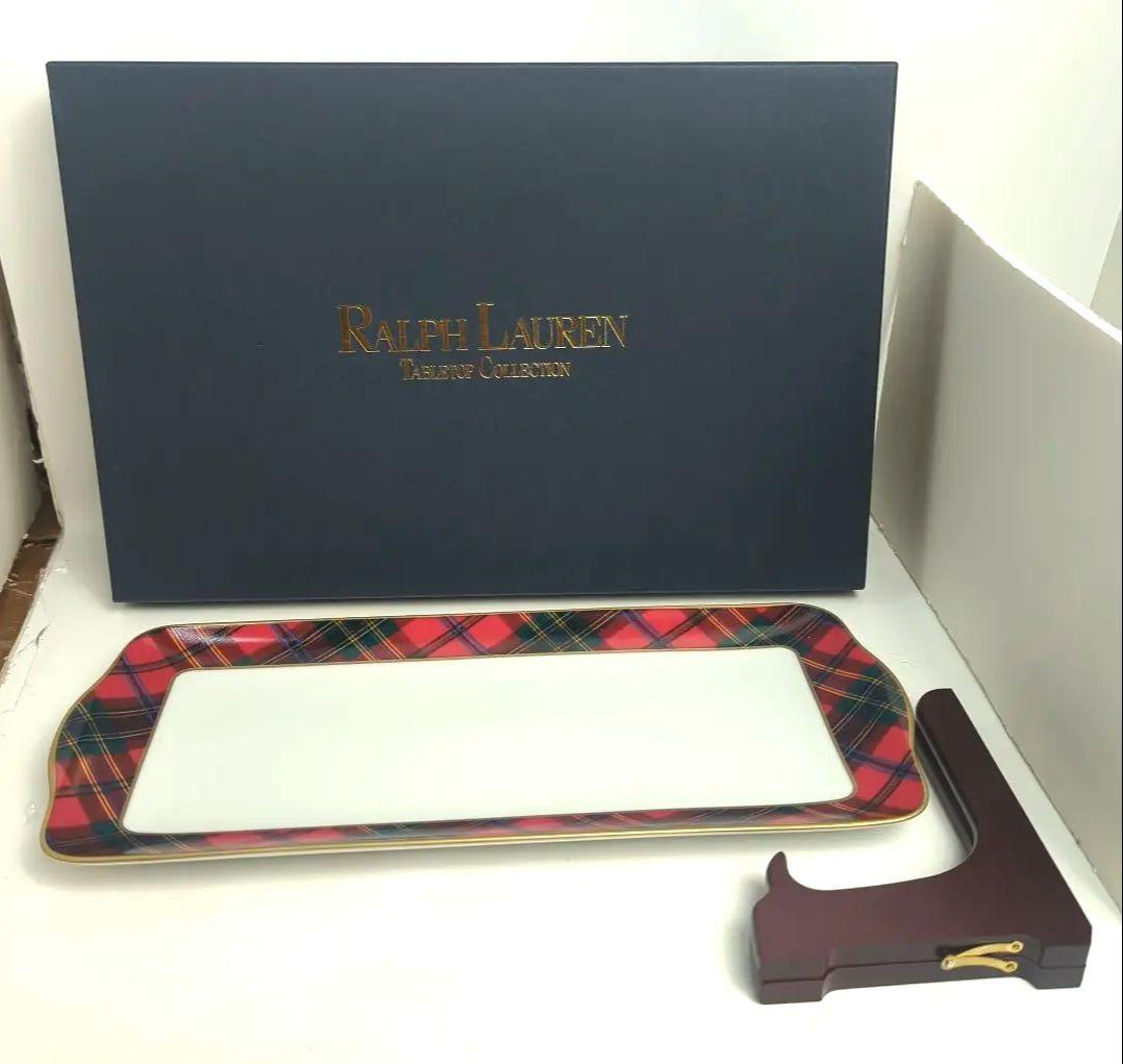 Ralph Lauren アッシュボーンタータン　サンドトレイ 長方形　プレート