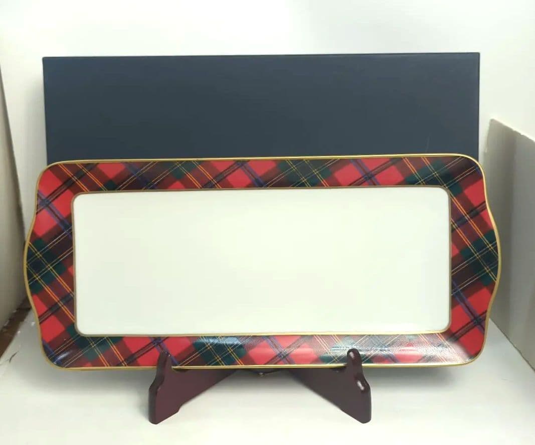 Ralph Lauren アッシュボーンタータン　サンドトレイ 長方形　プレート