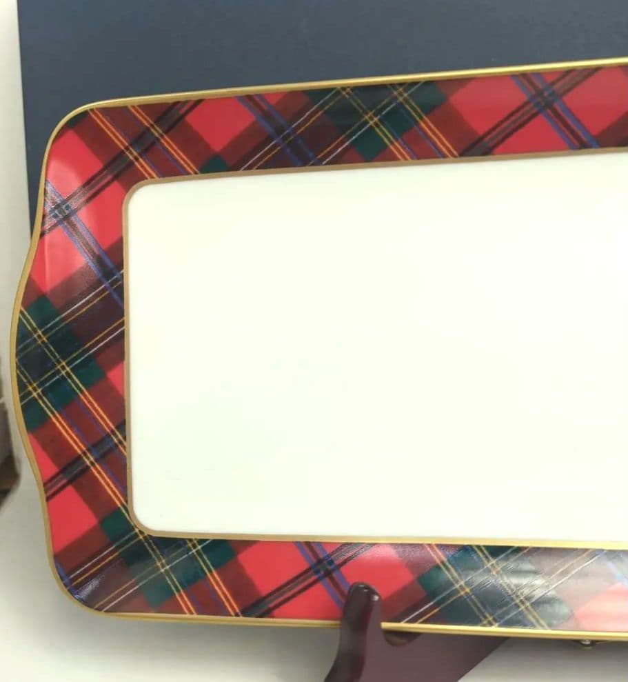 Ralph Lauren アッシュボーンタータン　サンドトレイ 長方形　プレート