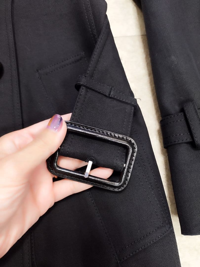 新品 バーバリー トレンチコート ブラック BURBERRY PRORSUM