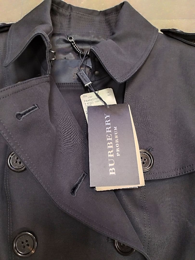 新品 バーバリー トレンチコート ブラック BURBERRY PRORSUM