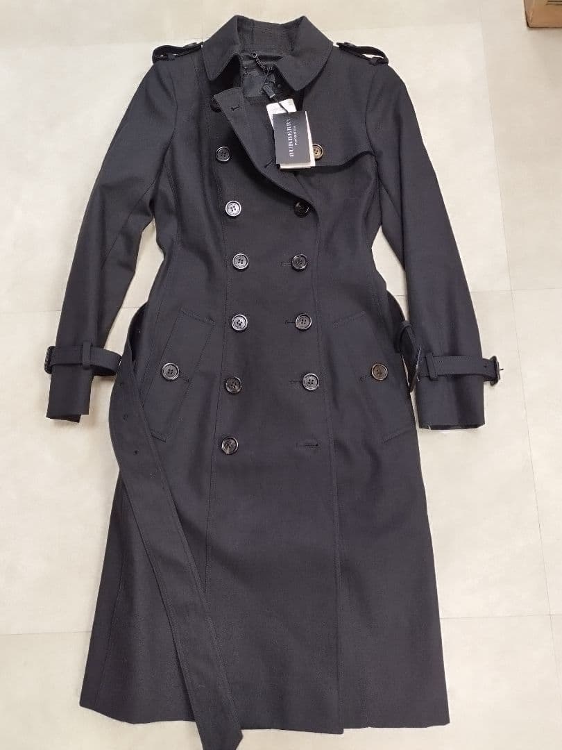 新品 バーバリー トレンチコート ブラック BURBERRY PRORSUM