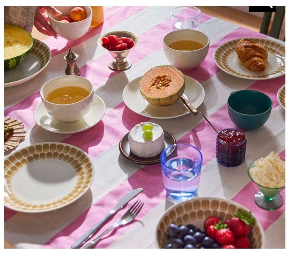 【祝日お値下げ】新品 ARABIA 24Hトゥオキオ ベージュ　プレート　ボウル