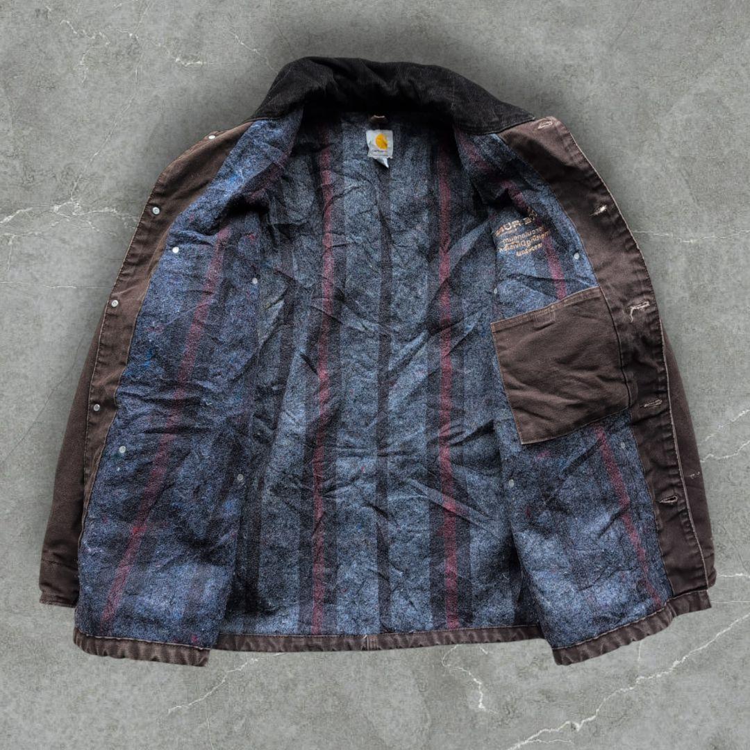 う*え様 カーハート チョアコート 企業ロゴ Lサイズ 鬼フェード メキシコ製