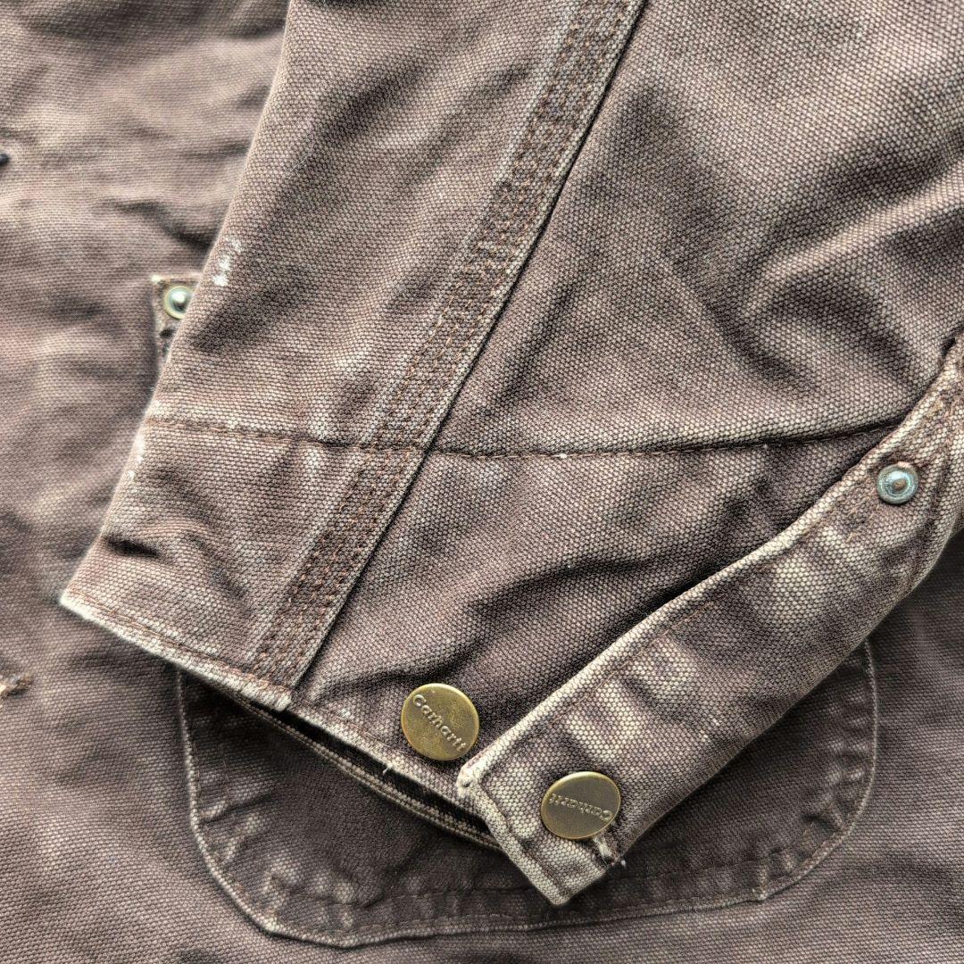 う*え様 カーハート チョアコート 企業ロゴ Lサイズ 鬼フェード メキシコ製