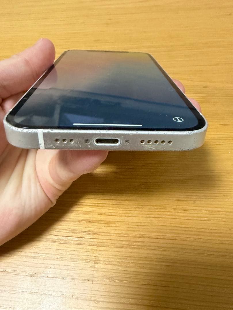 iPhone12 128GB ホワイト　液晶割れ