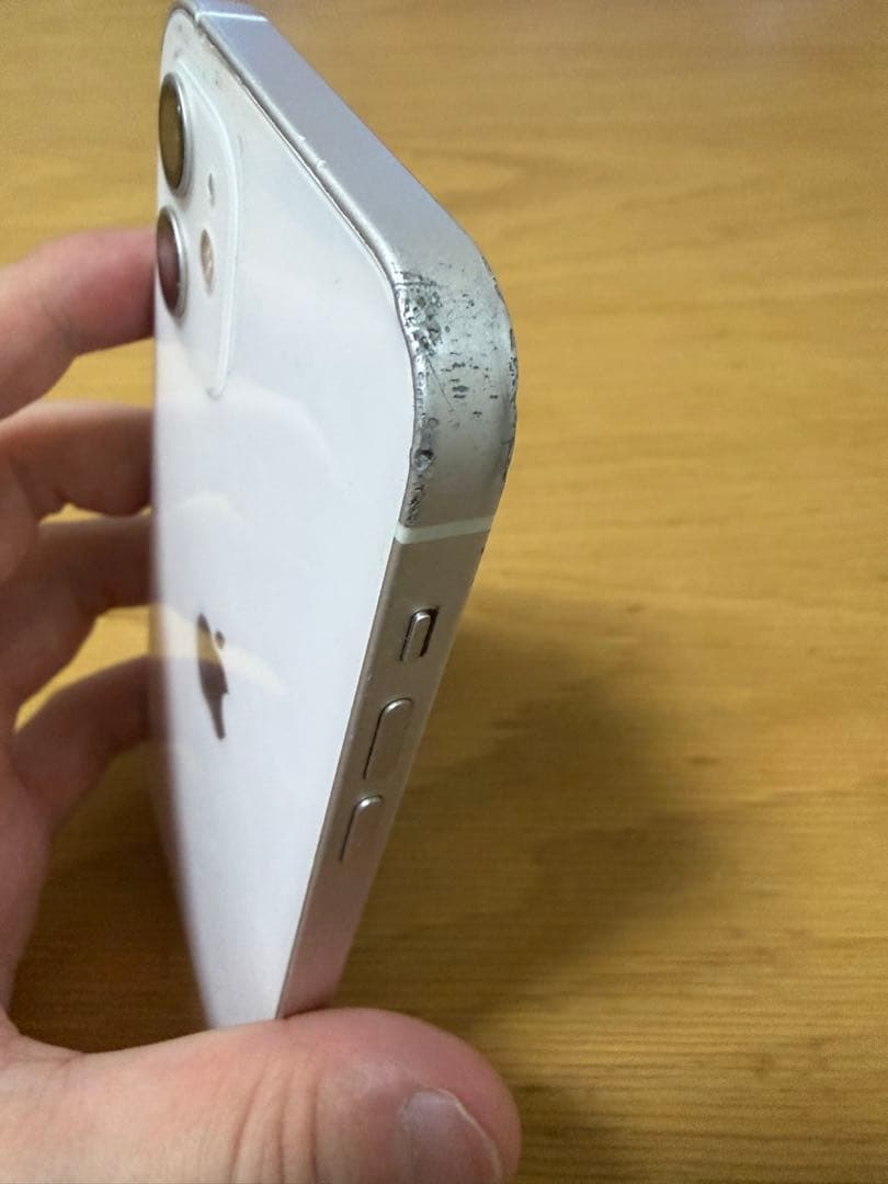 iPhone12 128GB ホワイト　液晶割れ