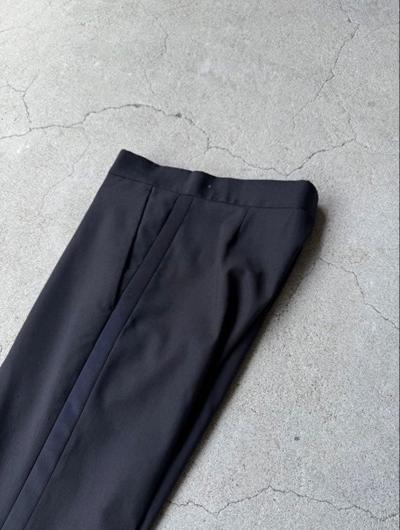パンツ Dior HOMME 08SS Black Wool Slacks