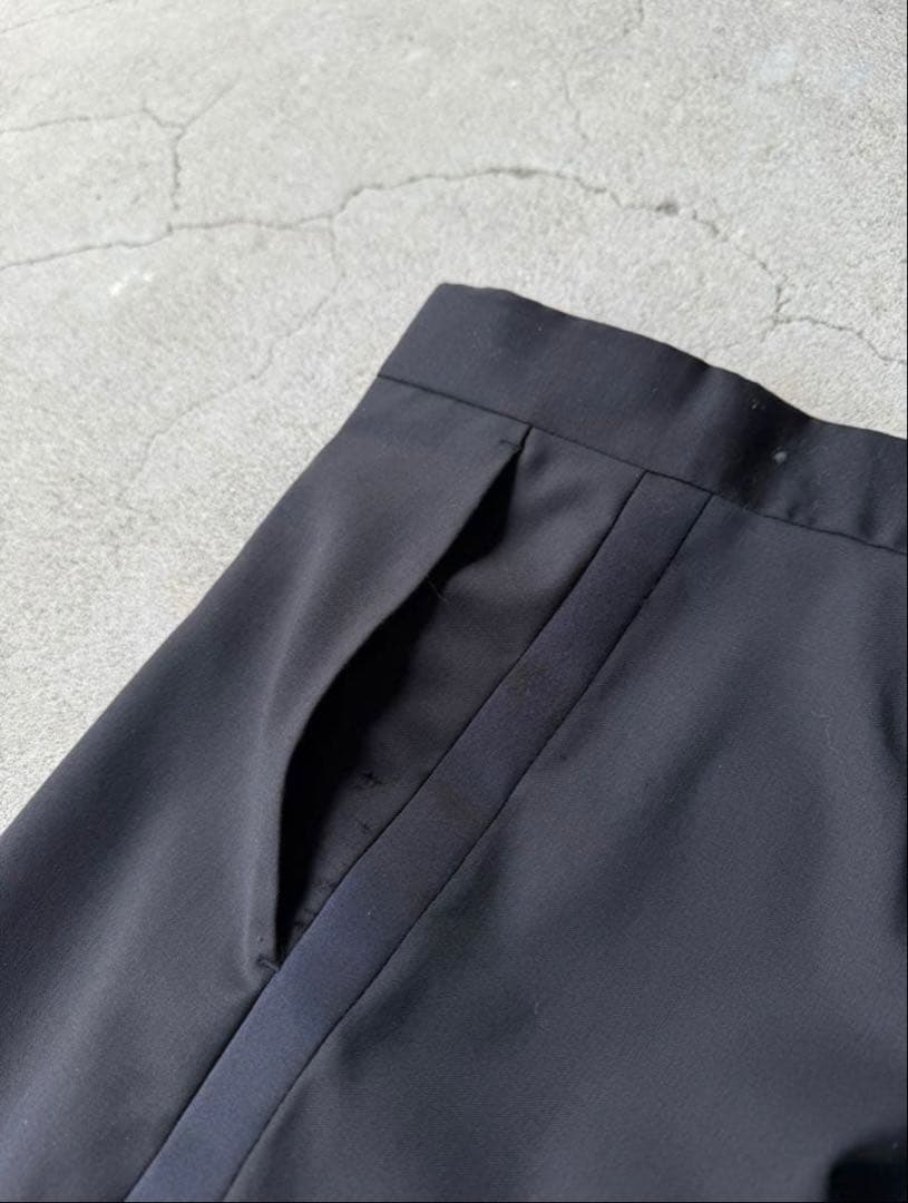 パンツ Dior HOMME 08SS Black Wool Slacks